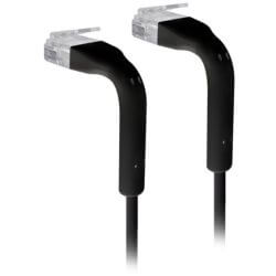 Cordon RJ45 formable 8m ultra fin Cat6 noir